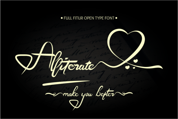 Alliterate: The Elegant Handwritten Font for Brands