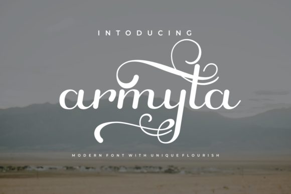 Armyta: A Premium Script Handwritten Font for Web Design