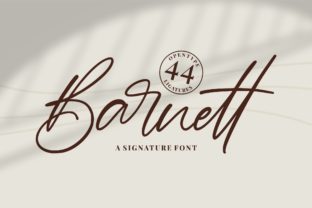 Barnett: An Elegant Script Handwritten Font for Editors