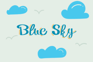 Blue Sky Font: A Friendly Typeface for Branding
