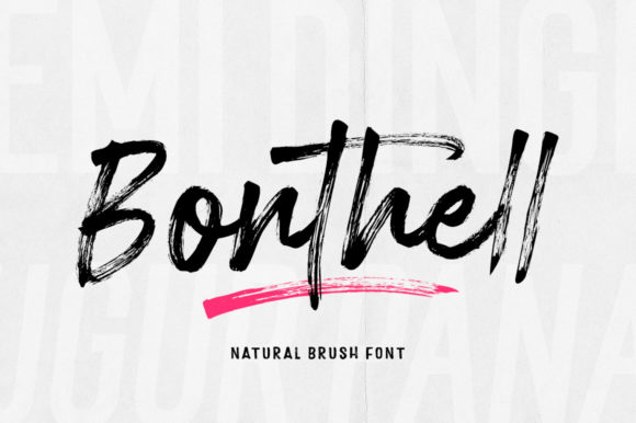 Bonthell: A Brush Script Font for Bold Branding
