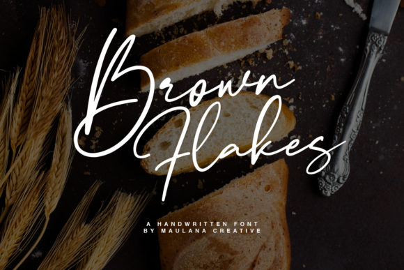 Brown Flakes: The Perfect Handwritten Font for Crafters