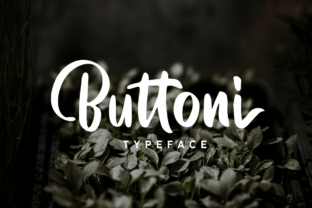 Buttoni Font for Elegant Handmade Designs