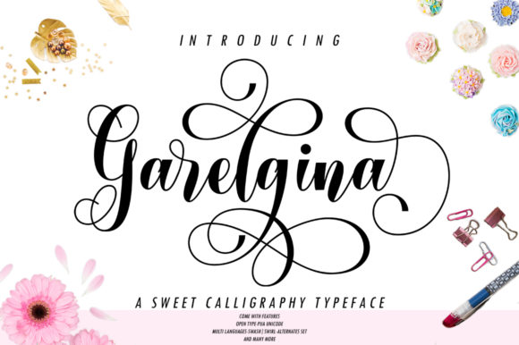 Garelgina Font Review: Elegant Script for Designers
