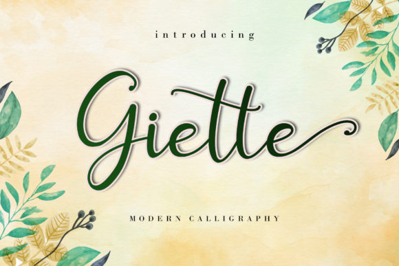 Giette Font: Elevate Your Brand Identity