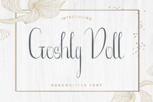 Goshty Doll Font for Handmade Branding