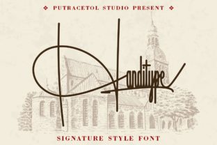 Handitype Font for Elegant Campaign Design