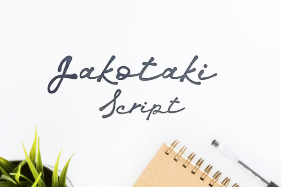 Jakotaki: A Script Handwritten Font for Web Design