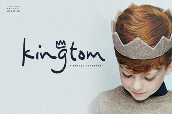 Kingtom: A Friendly Script Handwritten Font for Small Business Branding