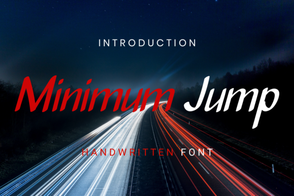 Minimum Jump: A Friendly Handwritten Font for Branding