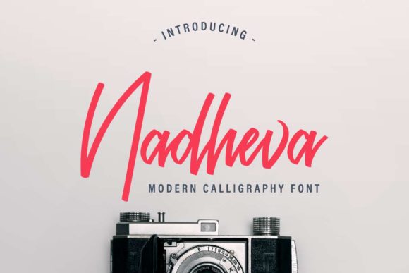 Nadheva: A Timeless Script Handwritten Font for Modern Campaigns