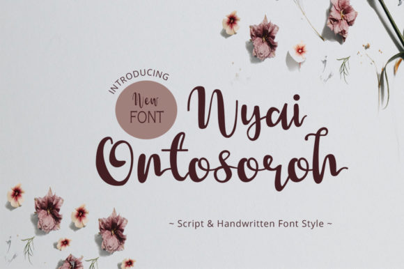 Nyai Ontosoroh Font for Handmade Brands