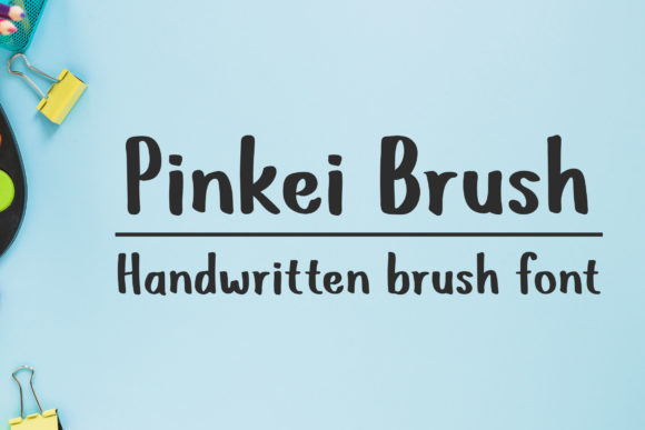 Pinkei Brush: The Authentic Typeface for Campaigns