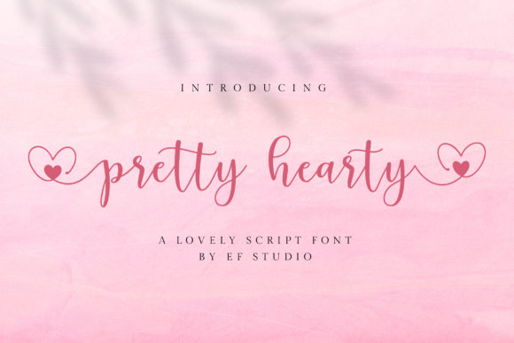Pretty Hearty Font for Elegant Editorial Design