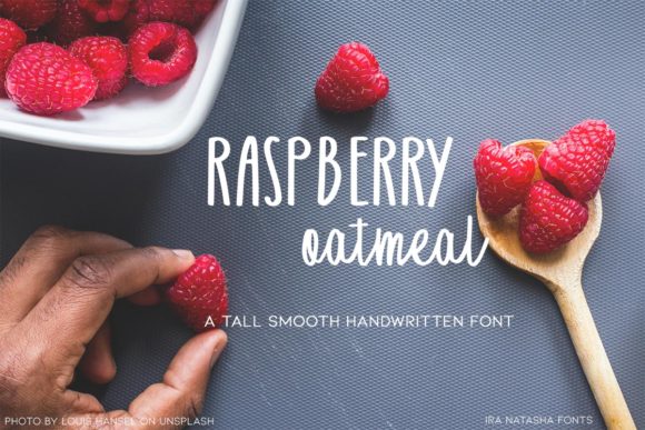 Raspberry Oatmeal Font for Modern Branding