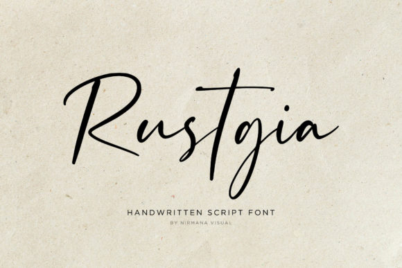 Rustgia: A Timeless Script Handwritten Font for Editors