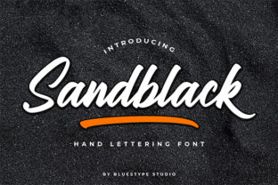 Sandblack: The Script Handwritten Font for Modern Campaigns