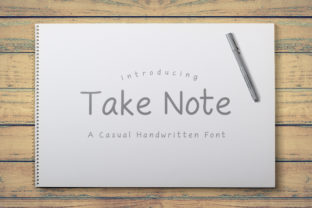 Take Note Font: A Friendly Handwritten Script for Designers