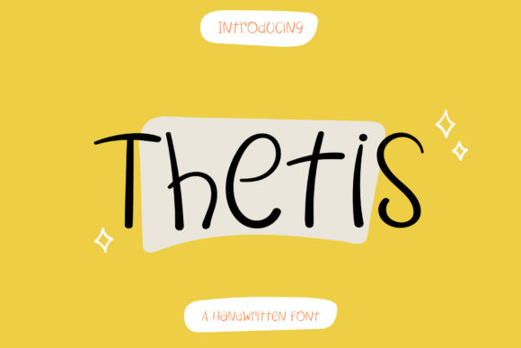Thetis: A Handwritten Font for Editorial Design