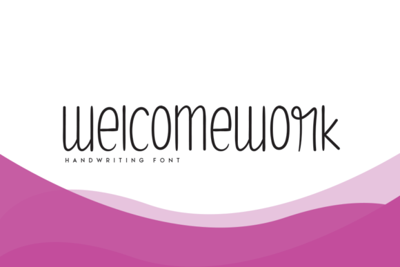 Welcomework: A Simple Handwritten Font for Web Design
